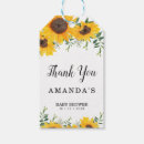 Search for favor gift tags Sunflower