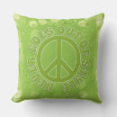 Search for peace sign cushions Peace on earth