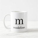 Search for classy business mugs Typography aesthetic monogram