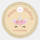 Search for unicorns stickers For her