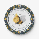 Search for bee paper plates Bee baby shower