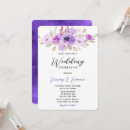 Search for purple shower wedding invitations Lavender