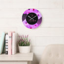Search for hot pink clocks Chic