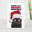 Search for black cat christmas cards Santa