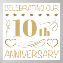 Search for 10th anniversary posters Elegant