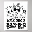 Search for cow and chicken posters Tri tip