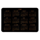Search for yearly calendar magnets Black