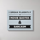 Search for sarcasm canvas prints Humour