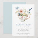 Search for easter tea invitations Blue