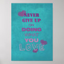 Search for do what you love posters Inspirational