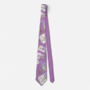 Search for lavender floral ties Purple