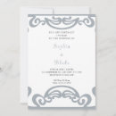 Search for black white and silver wedding invitations Geometric