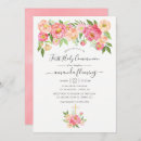 Search for peach first communion invitations Flower