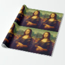 Search for mona lisa wrapping paper Renaissance