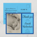 Search for newborn thank you cards Blue