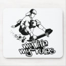 Search for skateboard mousepads Skateboarder