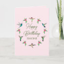 Search for hummingbird birthday cards Nature