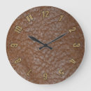 Search for brown leather clocks Rustic