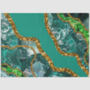 Search for emerald green tissue paper Gold glitter