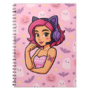 Search for kawaii girls notebooks Pink