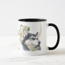 Search for white siberian husky mugs Animal