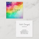 Search for rainbow business cards Colourful