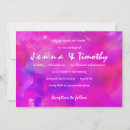 Search for fuschia wedding invitations Purple