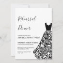 Search for dress wedding invitations Black and white
