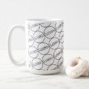 Search for round logo mugs Black and white