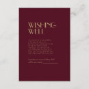 Search for wishing well poem cards invites Bride