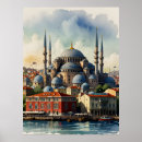 Search for istanbul posters Watercolor
