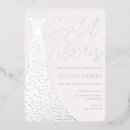 Search for glam bridal shower invitations Silver