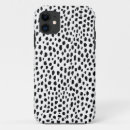 Search for dalmatian spots iphone cases Black