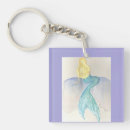 Search for mermaid fantasy key rings Watercolor