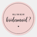 Search for bridesmaid proposal stickers Bridal shower