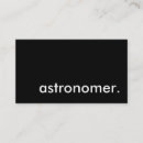 Search for astronomical business cards Modern