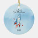 Search for rocket christmas tree decorations Blue