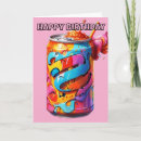 Search for psychedelic birthday cards Colourful