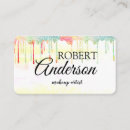 Search for holographic business cards Elegant makeup artist