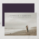 Search for purple wedding save the dates Typography