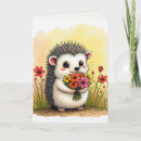 Search for hedgehog birthday cards Drawing