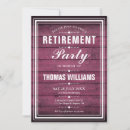 Search for rustic retirement party invitations Women