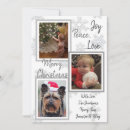 Search for silver christmas invitations White