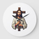 Search for vintage jesus clocks Christian