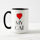 Search for heart cats mugs For pets