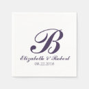 Search for bridal shower party tableware Monogrammed
