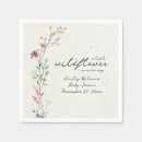 Search for wildflower napkins Wildflower baby shower