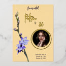 Search for orchid birthday invitations Gold