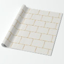 Search for brick pattern wrapping paper Gold