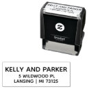 Search for script rubber stamps Return to sender